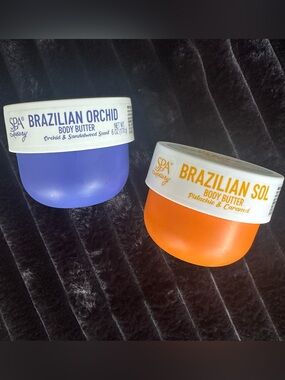 Spa Luxury Brazilian Sol Carmel & Orchid Body Butter Duo